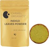 CARMEL ORGANICS Indigo Leaves Powder (800 Grams) For Hair Colour | Natural | No Added Colour Or Preservatives | Avuri Akulu Powder | Indigofera Tinctoria Powder