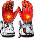 Heated Gloves for Men Women with 7.