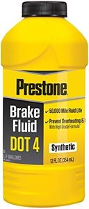 Prestone AS800-6PK DOT 4 Synthetic Brake Fluid - 12 fl oz, (Pack of 6)