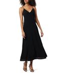 The Drop Women's Isa V-Neck Maxi Dress, Black, M