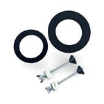 Leaking Toilet Cistern Repair Kit - Close Coupling Tank Pan Fixing Kit with Seal Foam Doughnut Washer, Toilet Tank Bolts, and Washers