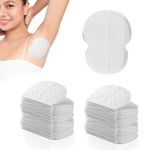 LFCFBH 100 PCS Armpit Sweat Pads, Disposable Self Adhesive Underarm Sweat Pads for Women and Men