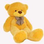 HUG 'n' FEEL SOFT TOYS 6 Feet Yellow Giant Teddy Bear Soft, Plush, And Cuddly Stuffed Animal For Kids, Birthdays, Anniversaries, Valentine's Day, And Special Occasions Large Huggable