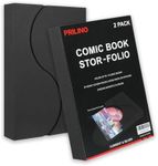 2-Pack Black Comic Book Stor-Folio 