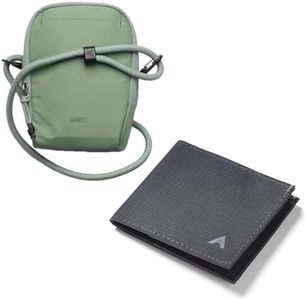 Allett Sport Wallet (Jet Black) & Daily Rope Bag (Green) for Men & Women
