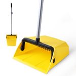 Yocada Commercial Dustpan with Comb Outdoor Indoor for Courtyard Garage Lobby Mall Market Floor Home Kitchen Room Office Pet Hair Rubbish