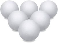 Velocity Soft Foam Practice Lacrosse Balls for Youth, Lacrosse Soft Training Balls for College and High School Beginners, Indoor Practice Soft Lacrosse Balls Official Size and Weight- White, 6