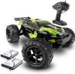 Overmax X-Monster Remote control car RC with 2 Batteries Monster Truck Speed up to 45km/h Range up to 100 meters Full 4x4 Traction 40 Minutes of fun without charging USB Cabel LED Lights Solid body