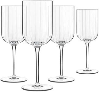 Luigi Bormioli C450 Bach Red Wine Glass 4-Pieces, 400 ml Capacity, Clear, (Pack of 1)