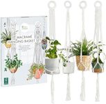 OwnGrown Hanging Basket Set: 4 x 37