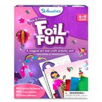 Skillmatics Art & Craft Activity - Foil Fun Unicorns & Princesses, No Mess Art for Kids, Craft Kits & Supplies, DIY Creative Activity, Gifts for Girls & Boys Ages 4, 5, 6, 7, 8, 9, Travel Toys