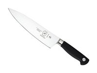 Mercer Culinary Genesis 8-Inch Short Bolster Forged Chef's Knife, Black