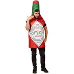 Hot Sauce Bottle Halloween Outfit - Funny One Size Food & Condiment Outfits