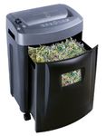 Swordfish 1000XC 10 Sheet Cross-Cut Paper/Document Shredder with 20 Litre Slide-Out Bin [45009], Black