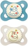 MAM Night Pacifiers 0-6 Months, Bes