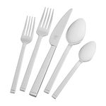 ZWILLING J.A. Henckels Squared 45-pc 18/10 Stainless Steel Flatware Set