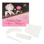 Hollywood Fashion Secrets Double Sided Medical quality apparel and body tape in 4 Shapes, skinny, curve, trapezoid and wide