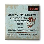 Dunlop RWN0738 Reverend Willy Extra Light Coated Steel Electric Guitar Strings, .007-.038 Gauge