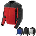 Joe Rocket Velocity Mens Black/Red Mesh Motorcycle Jacket - Medium