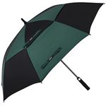 G4Free Golf Umbrella 68 Inch Windproof Double Canopy Vented Extra Large Oversize Automatic Open Waterproof Stick Umbrellas