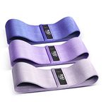 CFX Resistance Bands 3 Sets, Premium Exercise Loops with Non-Slip Design for HIPS & Glutes, 3 Resistance Level Workout Booty Bands for Women and Men, Best for Home Fitness, Yoga, Pilates