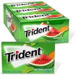 Trident Imported Sugar Free Gum, Watermelon Flavor, 14 Count (Pack of 12)