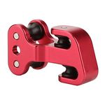 Dioche Archery Cable Slide, 3 Colors Aluminium Alloy Archery Compound Bow Cable Slide String Splitter Roller Glide (Red)