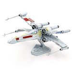 Metal Earth Puzzle 3D Starhunting X-Wing Metal Puzzle Star Wars Building Models for Adults Challenging Level 13.49 x 11.61 x 5.41 cm