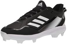 adidas Icon 7 TPU Cleats Men's, Black/Silver Metallic/White, 9.5 US