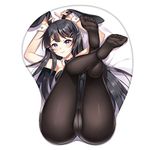 Sonsoke Rascal Does Not Dream of Bunny Girl Senpai Figure Sakurajima Mai Mouse Pad with Wrist Support Silica Gel Wrist Rest Milk Fiber Fabric (Mai 2)