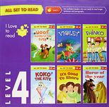 All set to Read- Readers Level 4- For confident readers- READERS- 6 books in a Red Box