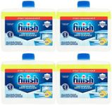 Finish Dishwasher Cleaner - Savers Pack of 4x250ml - De-scales, Deep Cleans, Prolongs Life of Dishwasher - Removes Nasty Odours