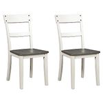 Signature Design by Ashley Nelling Dining Room Side Chair Set of 2, Two-Tone