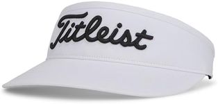 Titleist Men's Standard Players Classic Visor, White/Black, One Size