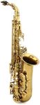BetterSax Classic Alto Saxophone - Professional-Grade Instrument with Dark Gold Lacquer Finish - Complete Kit for Beginners and Pros - Includes Mouthpiece, Neckstrap, and Durable Case