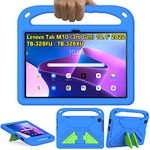 GOZOPO Kids Case for Lenovo Tab M10 3rd Gen 10.1 inch Tablet, with Handle Shockproof Stand Protective Cover [ONLY fits M10 3rd Gen - TB-328FU/TB-328XU] - Blue