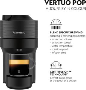 Nespresso Vertuo Pop Coffee Machine – Black