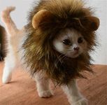 Bello Luna Lion Mane Wig for Dog and Cat Costume Pet Adjustable Washable Comfortable Fancy Lion Hair Dog Clothes Dress for Halloween Christmas Easter Festival Party Activity