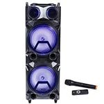 Longstar LP-FY212 2x 12" 8000W Sound System PA DJ Bluetooth Speaker