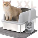 SIMTWO Stainless Steel Cat Litter B