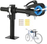 NATGAI Bike Repair Stand, Bench Mount Bike Repair Stand Bicycle Maintenance Rack Workstand, Adjustable Removable Home Bicycle Maintenance Stand for Road Mountain Bikes