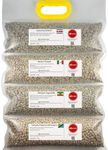 Roastika - Unroasted Coffee Bean - 4lb (pack of 4) - Sampler Pack - Bundle 2A (COSTA RICA SUPERIOR SHB EP/MEXICO CHIAPAS HG EP/ETHIOPIA YIRGACHEFFE/TANZANIA PEABERRY KILIMANJARO) Green Coffee Bean