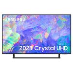 43 Inch CU8500 4K UHD Smart TV (2023) - Air Slim Design TV With Centre Stand & Alexa Built In, 4K Crystal Processor, Object Tracking Sound, Multi View, Gaming TV Hub & Smart TV Content