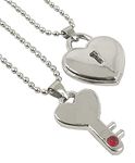 Romantic Time Friend Necklaces Lock And Keys