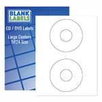 100 CD / DVD labels compatible with the Avery® 5824 template. Laser and Ink Jet Compatible Bright White Matte Finish. 50 Sheets Blank Labels Brand.