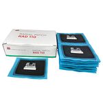 Rema Tip Top RAD110 Radial Tire Patches – 2” x 2-3/4” Self-Vulcanizing Flat Tire Universal Repair Patches – 20 Count