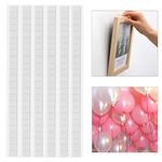 JULBEAR 144 Pcs Sticky Tack Putty Removable Adhesive Poster Putty, Mounting Putty Reusable Wall Safe Tack Putty, Mounting Tacky Putty for Hanging Pictures Poster and Museum Art Photography(White)