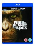 Rise of the Planet of the Apes - Triple Play (Blu-ray + DVD + Digital Copy) [Region Free]