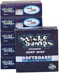 Sticky Bumps SOFTBOARD Wax - 6 Pack (Choose Temperature) (Cool/Cold)