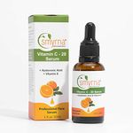 Vitamin C Serum For Your Face, Pure Vitamin C 20% Plus Vegan Hyaluronic Acid, Vitamin E, Amino Complex, Organic Jojoba Oil and More!. Anti-Aging Liquid Facial Serum 1 Fl Oz - Smyrna